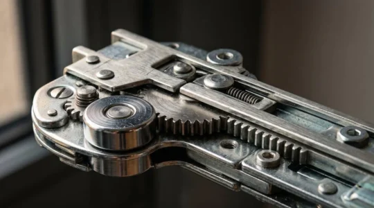 Mécanisme de crémone moderne pour fenêtre avec système multipoints