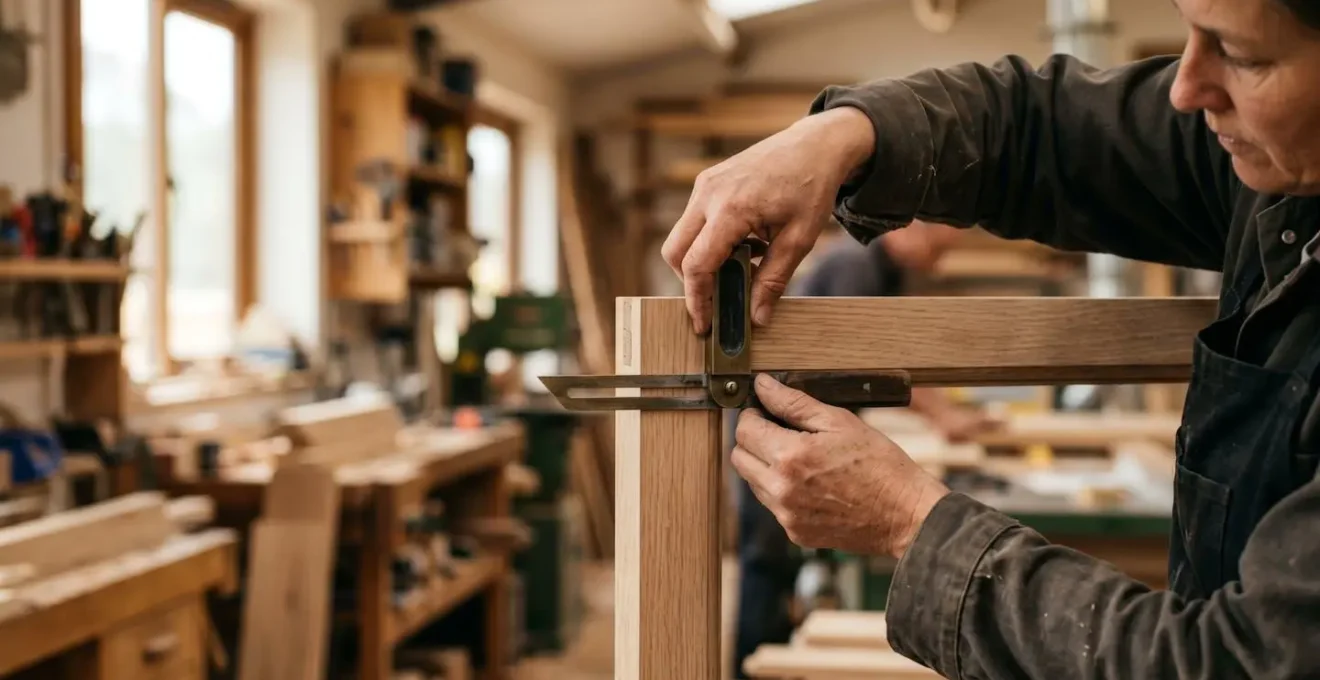 Travaux de menuiserie professionnelle illustrant la difference entre artisan qualifie et bricoleur