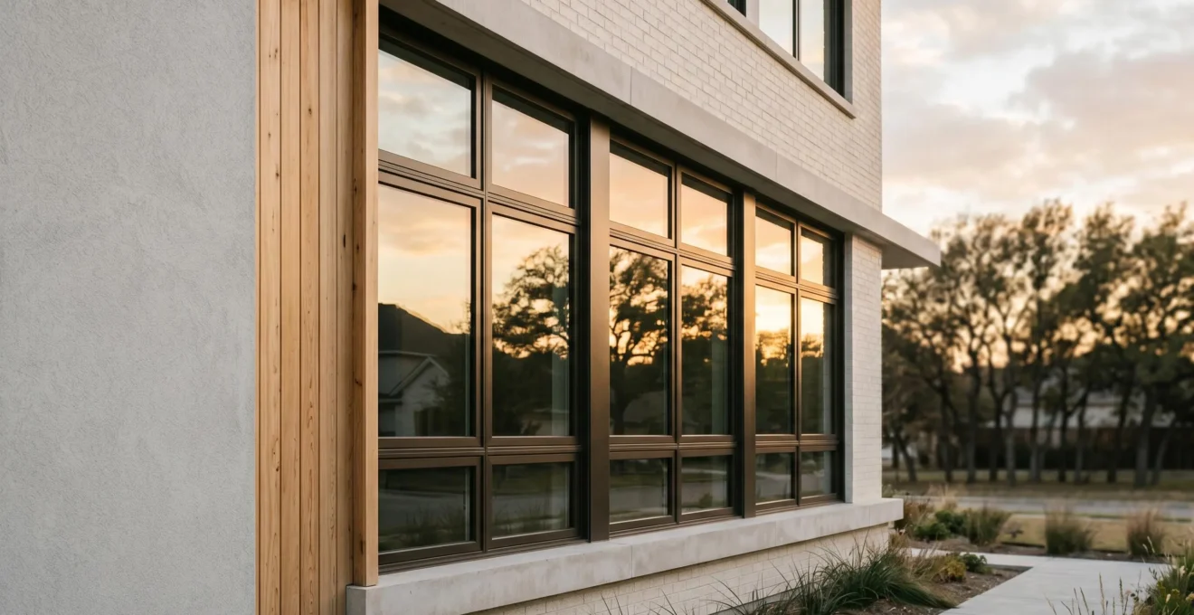 Fenêtres modernes performantes dans une habitation rénovée illustrant l'investissement en rénovation énergétique