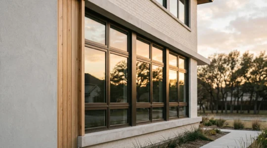 Fenêtres modernes performantes dans une habitation rénovée illustrant l'investissement en rénovation énergétique