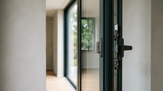 Système de verrouillage multipoints sur fenêtre moderne garantissant la sécurité du domicile